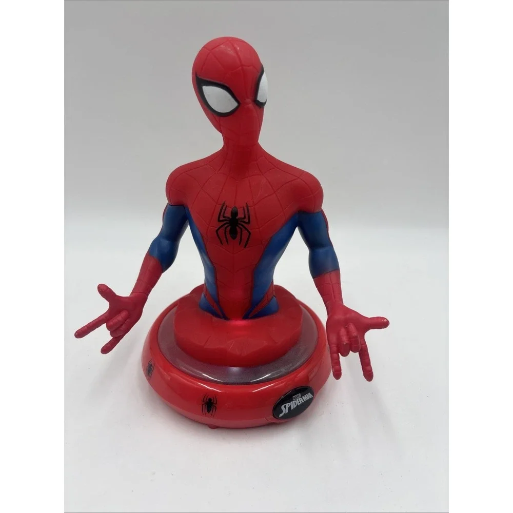 Spider-Man Night Light Lamp – Marvel Superhero LED Room Decor for Kids & Fans - Picture 2 of 11